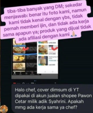Chef Devina Murka, Foto Siomaynya Dicatut Restoran Milik Keluarga Syahrini
