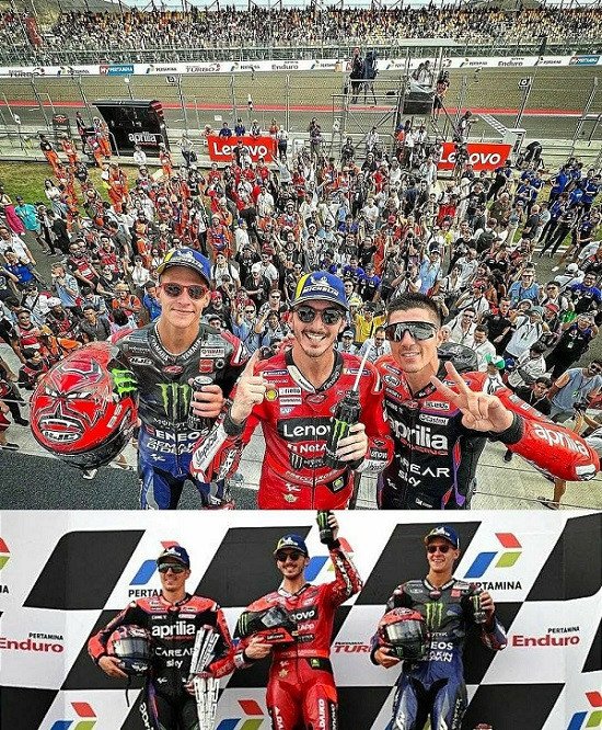Penonton MotoGP Membludak di Mandalika Pertamina Grand Prix
