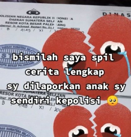Pilu Seorang Anak Laporkan Sang Ibu Usai Dimarahi Pacaran Kelewat Batas