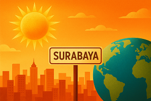 Suhu Surabaya Tembus 36 Derajat, Terasa 42 Derajat di Siang Hari: BMKG Imbau Warga Waspada Dehidrasi