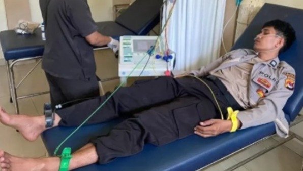 Telat Hadir Apel MotoGP, Anggota Polisi Diduga Dianiaya Kapolsek Hingga Disiram Air Tuak
