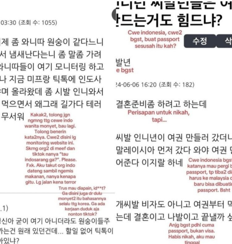 Unggahan Rasisme Warga Korea di Forum Online Indosarang Tuai Kecaman Netizen Indonesia