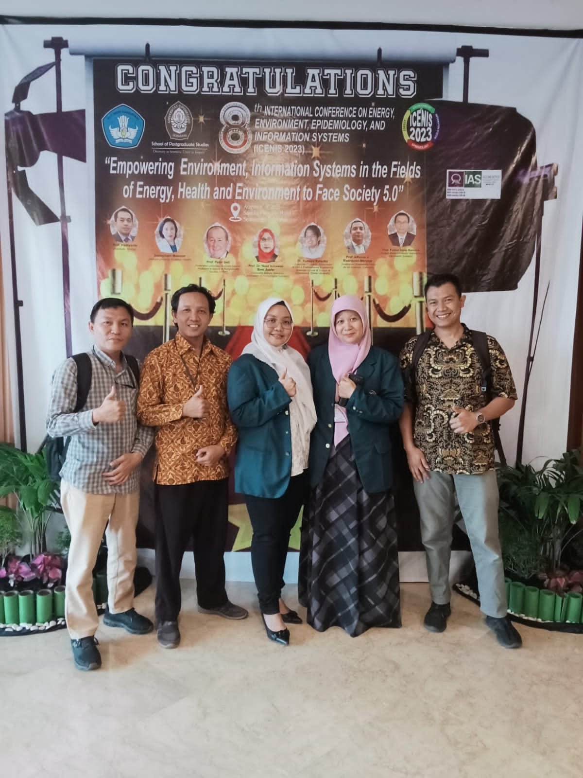 Universitas Bina Darma Mengikuti ICENIS 2023