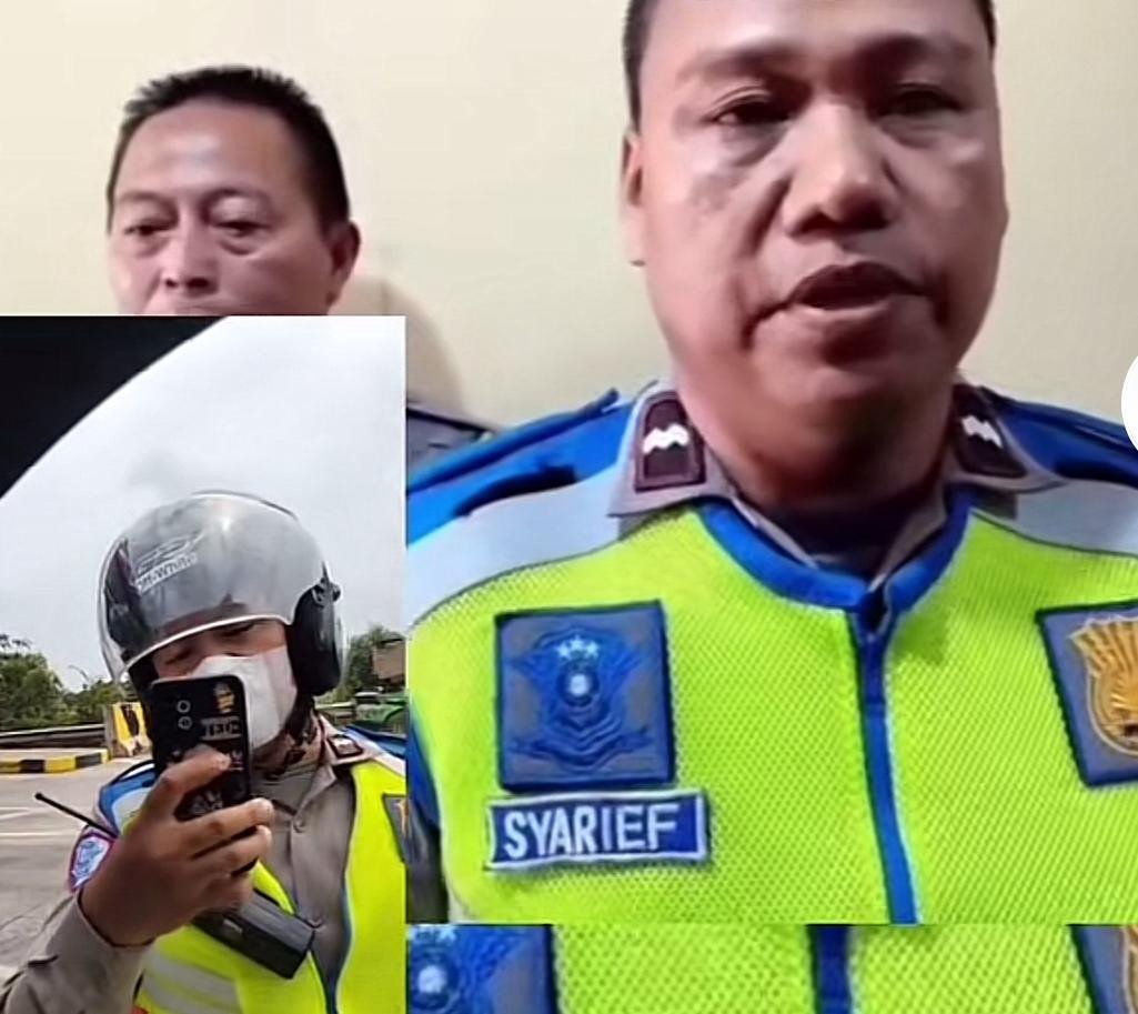 Viral! Polisi Hentikan Paksa Mobil Box di Gerbang Tol, Tuduhan Sabu Berujung Cekcok